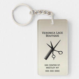 Schoonheidsspecialiste Ontwerp Antiek Goud Sleutelhanger