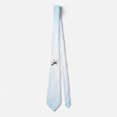 Schoonheidsspecialiste ontwerp blauw stropdas (Voorkant)