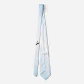 Schoonheidsspecialiste ontwerp blauw stropdas (Achterkant)