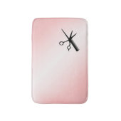 Schoonheidsspecialiste ontwerp roze badmat (Voorkant Verticaal)