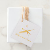 Schoonheidsspecialiste ontwerp roze bedankjes labels (Met doos)