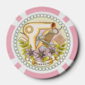 Schoonheidsspecialiste poker chip (Achterkant)