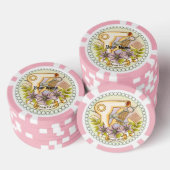 Schoonheidsspecialiste poker chip (Opstapeling)