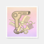 Schoonheidsspecialiste servetten (Voorkant)