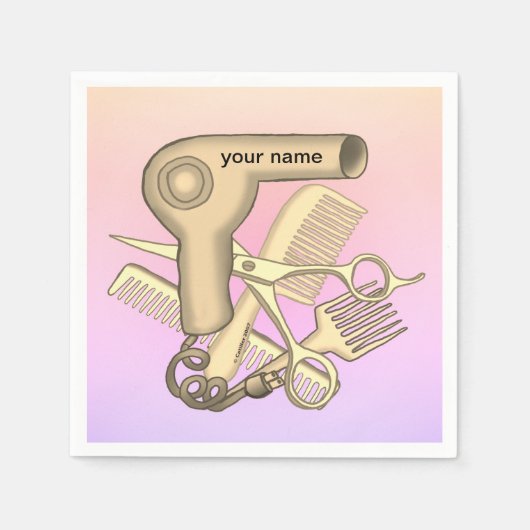 Schoonheidsspecialiste servetten (Voorkant)