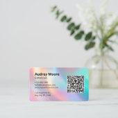 schoonheidsspecialiste visitekaartje (Staand voorkant)