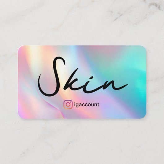 schoonheidsspecialiste visitekaartje (Achterkant)