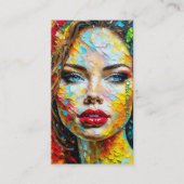 Schoonheidsspecialiste visitekaartje. Verbluffend  Visitekaartje (Voorkant)