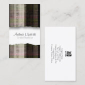 Schoonheidsspecialiste Visitekaartjes vlinderstrep (Voorkant / Achterkant)