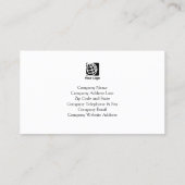 Schoonheidsspecialiste Visitekaartjes vlinderstrep (Achterkant)