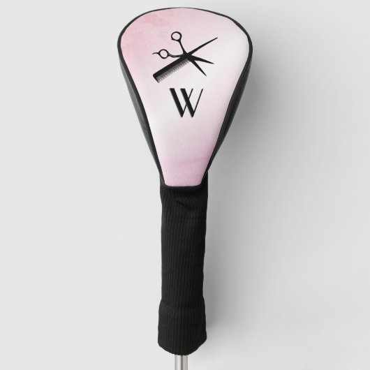 Schoonheidsspecialiste Vormgeving Roze Golfheadcover (Voorkant)