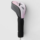 Schoonheidsspecialiste Vormgeving Roze Golfheadcover (Schuin)