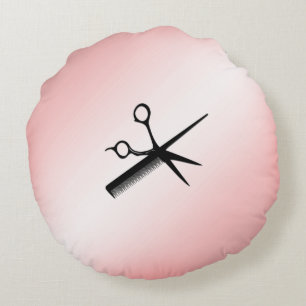 Schoonheidsspecialiste Vormgeving Roze Rond Kussen