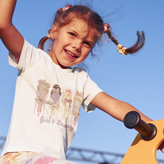 Schoonheidstshirt voor meisjes t-shirt