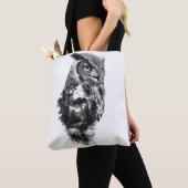 Schoonheidsuil in de bergen tote bag (Dichtbij)