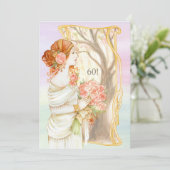  schoonheidsuitnodiging kaart (Staand voorkant)