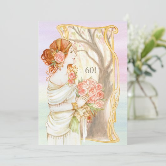  schoonheidsuitnodiging kaart (Staand voorkant)