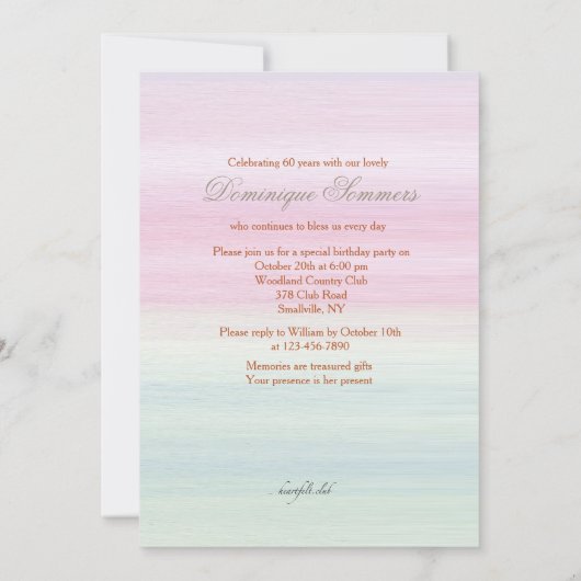  schoonheidsuitnodiging kaart (Achterkant)