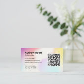 Schoonheidsverzorging voor esthetici visitekaartje (Staand voorkant)