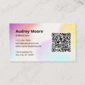 Schoonheidsverzorging voor esthetici visitekaartje (Voorkant)