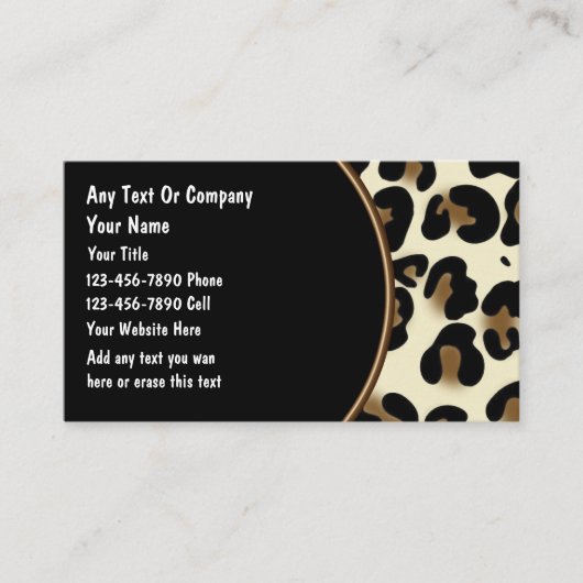 SchoonheidsVisitekaartjes Visitekaartje (Voorkant)