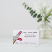 Schoonheidsvoorziening Visitekaartje (Staand voorkant)