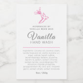 Schoonheidswaslabel Wijn Etiket (Enkel label)