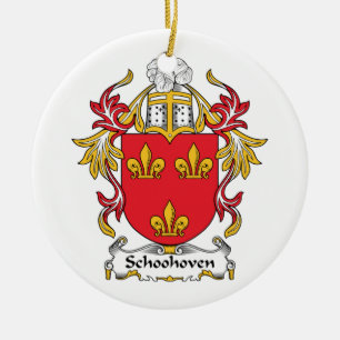 Schoonhoven Family Crest Keramisch Ornament