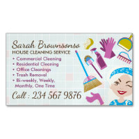 Schoonmaak Blonde Schoonmaakster Tegels Wassen