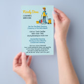 Schoonmaak Diensten Flyer Sjabloon (Hand)