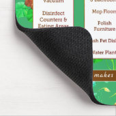 Schoonmaak en bevestiging  muismat (Hoek)