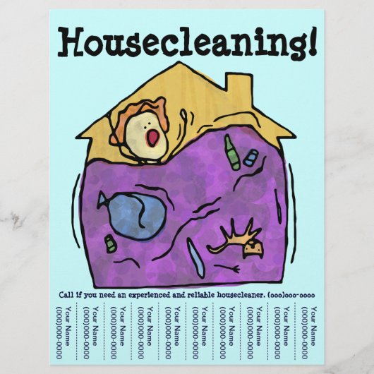 Schoonmaak! Flyer (Voorkant)