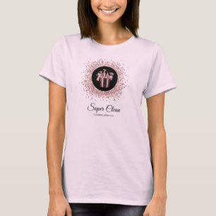 Schoonmaak Huishoudelijke Holografie Huishoudster T-shirt