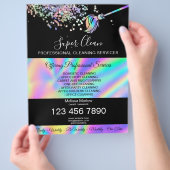 Schoonmaak Huishoudelijke Hulp Schoonmaakster Flyer (Hand)