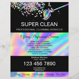 Schoonmaak Huishoudelijke Hulp Schoonmaakster Scho Flyer