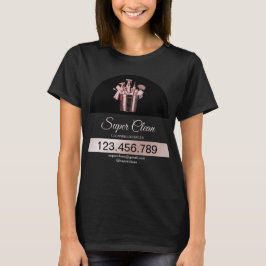 Schoonmaak Huishoudelijke Schoonmaak Holografisch T-shirt