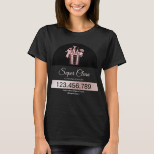Schoonmaak Huishoudelijke Schoonmaak Holografisch T-shirt