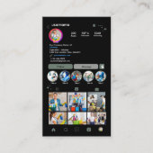 Schoonmaak Instagram Sage Green Housekeeping Maid  Visitekaartje (Voorkant)