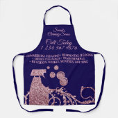 Schoonmaak Maid Janitorial sparkle spray marine sw Schort (Voorkant)