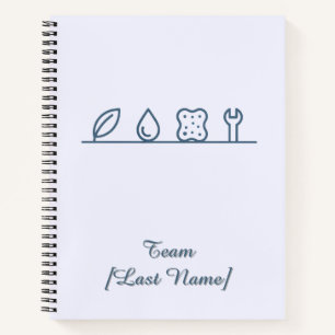 Schoonmaak- & Onderhoudsschema   Iconisch Teamplan Notitieboek