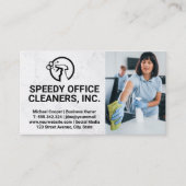 Schoonmaak Service | Schoonmaaksters Schoonmaak Ka Visitekaartje (Voorkant)