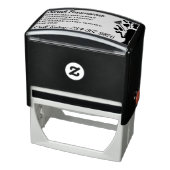 Schoonmaak zwart Elegant Zelfinktende Stempel (Product)