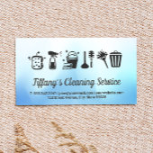 Schoonmaakartikelen en huishoudelijke dienst visitekaartje