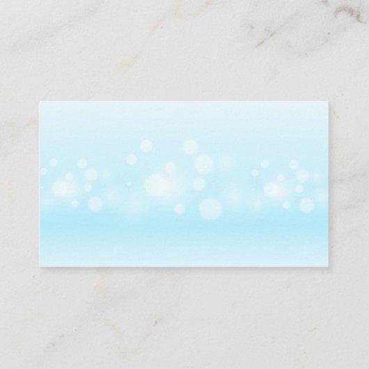 Schoonmaakartikelen | Sparkle Bubbles Visitekaartje (Achterkant)