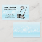 Schoonmaakartikelen | Sparkle Bubbles Visitekaartje (Voorkant / Achterkant)