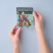 Schoonmaakbedrijf  4x5 promotiekaart flyer (Hand)