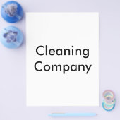 Schoonmaakbedrijf Flyer (Enkel)