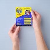 Schoonmaakbedrijf Flyer Sjabloon EDIT (Hand)