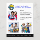 Schoonmaakbedrijf Flyer Sjabloon EDIT (Achterkant)