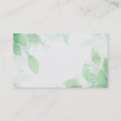 Schoonmaakbedrijf, groen, milieuvriendelijk, Natuu Visitekaartje (Achterkant)